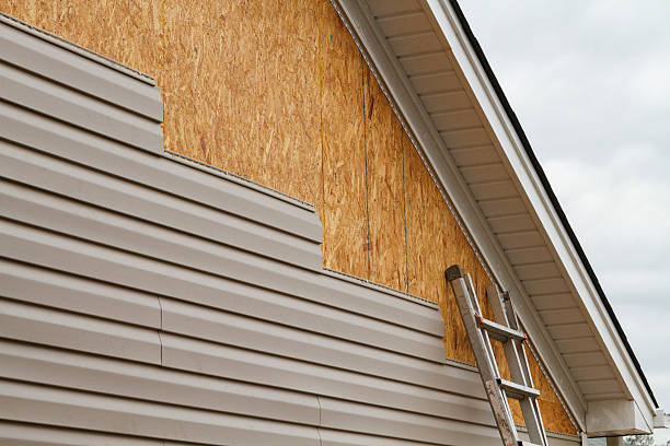 Professional Siding Installation technician working in Princeton, FL